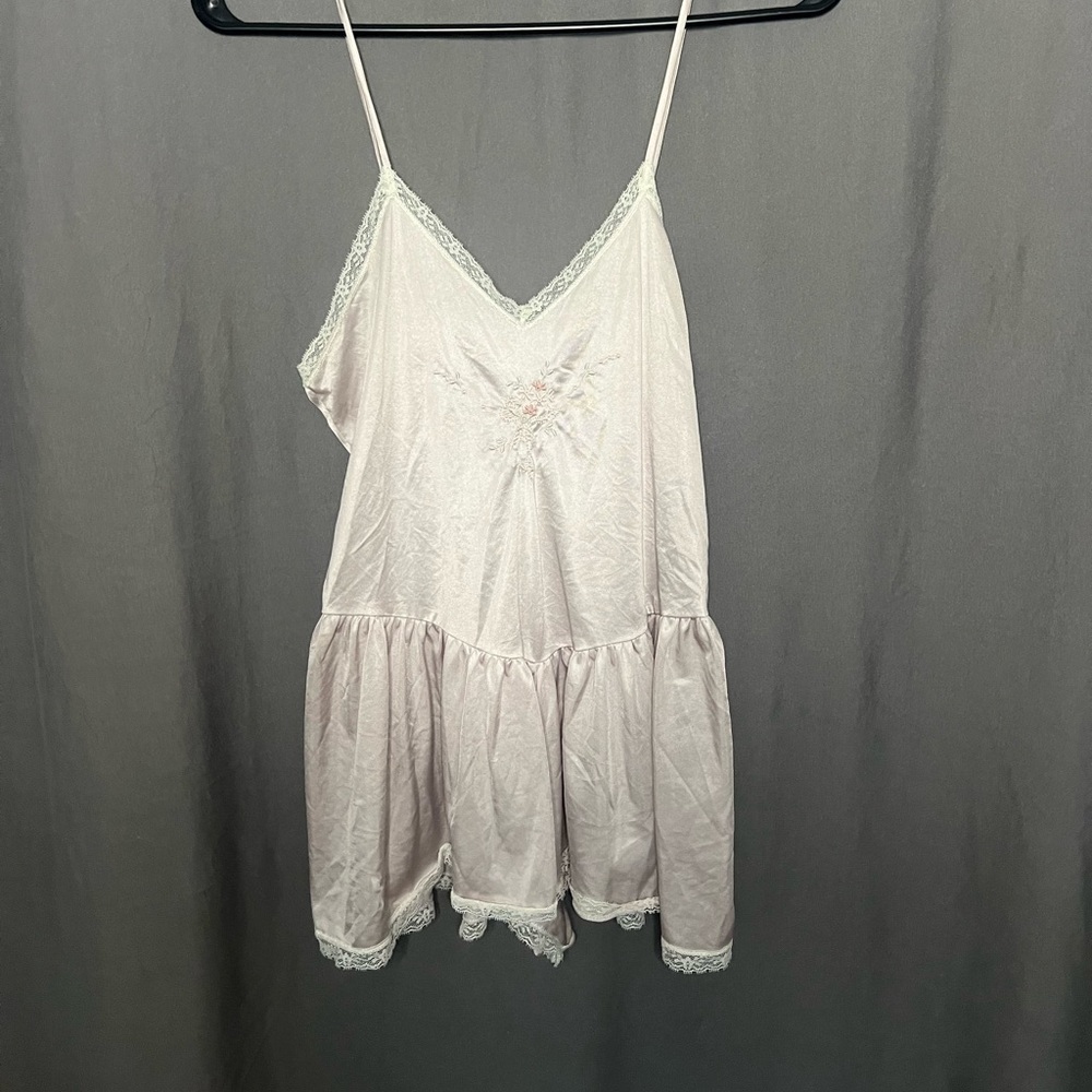 Vintage coquette romper pajamas